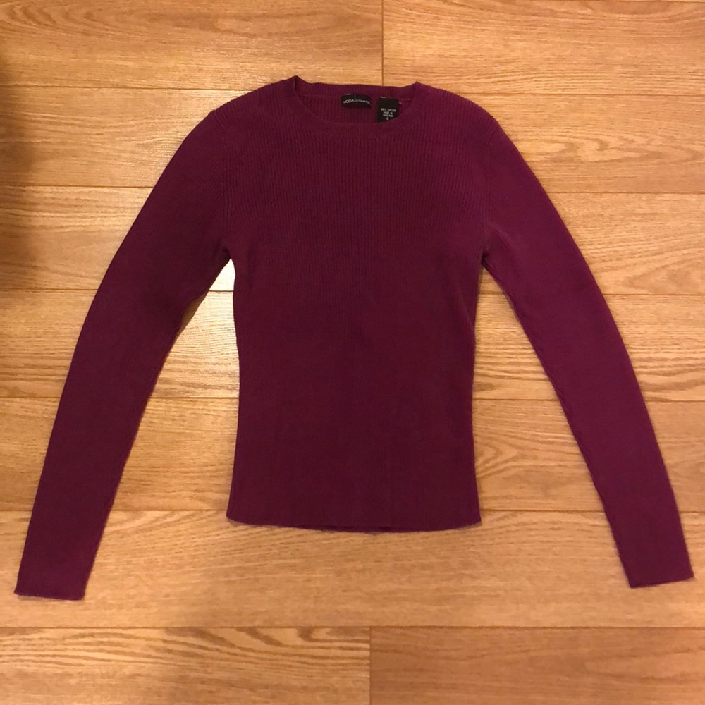 MODA International Purple Sweater